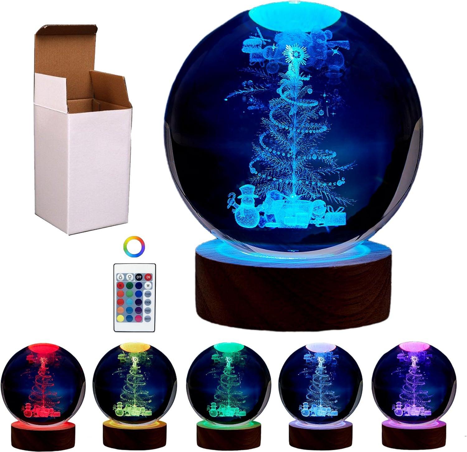 Luminous 3d Solar System Crystal Ball Desktop - Cruish Home