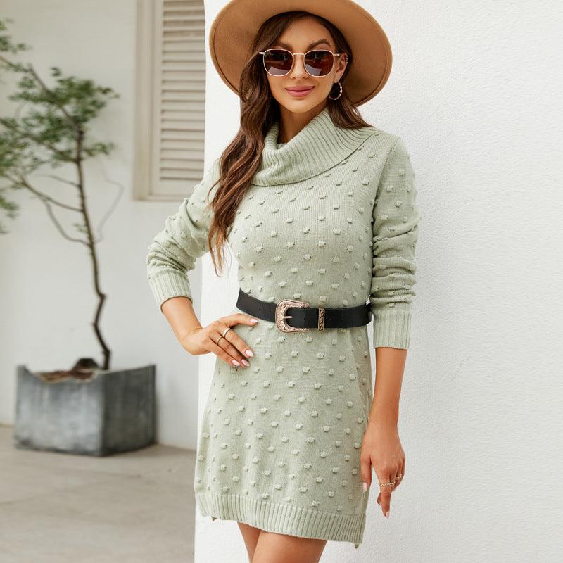 Fashionable All-matching Knitted Dress Women's - Cruish Home