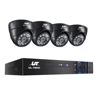 UL-tech CCTV Camera Security System Home 8CH DVR 1080P IP Day Night 4