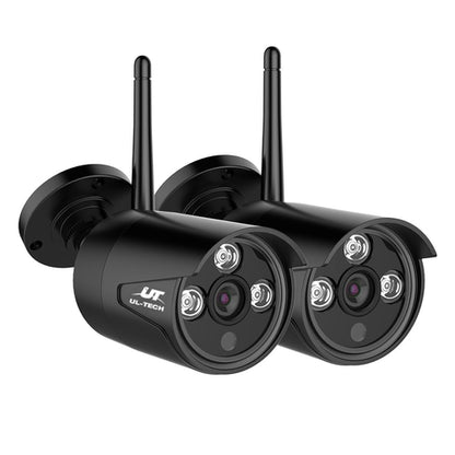 UL-tech Wireless CCTV System 2 Camera Set For DVR Outdoor Long Range