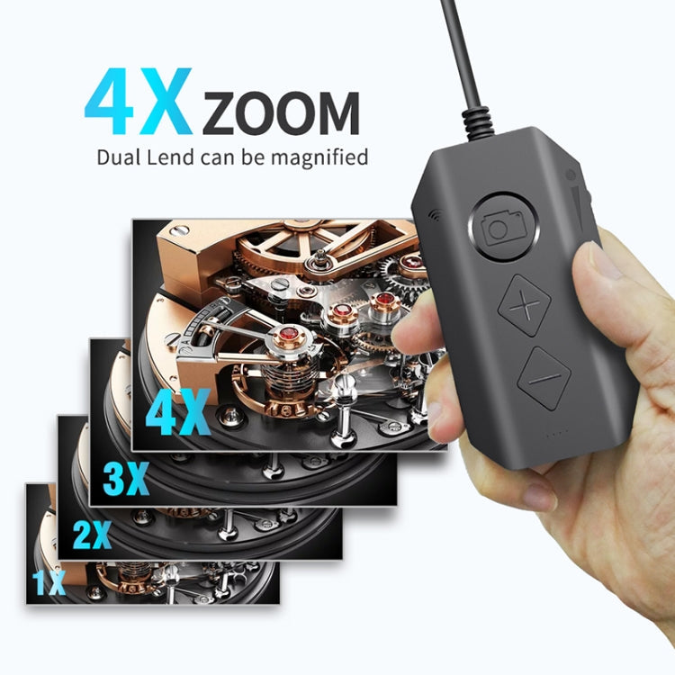 Y17 5MP 7.9mm Dual-lens HD Autofocus WiFi Industrial Digital Endoscope