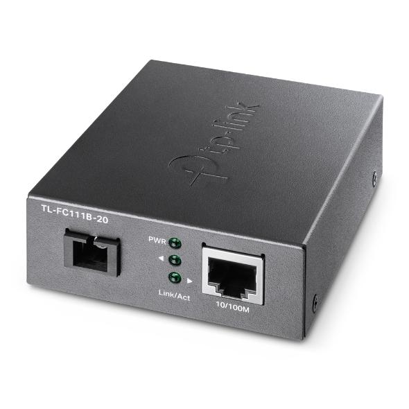 TP-LINK TL-FC111B-20 10/100 Mbps WDM Media Converter - IEEE 802.3u