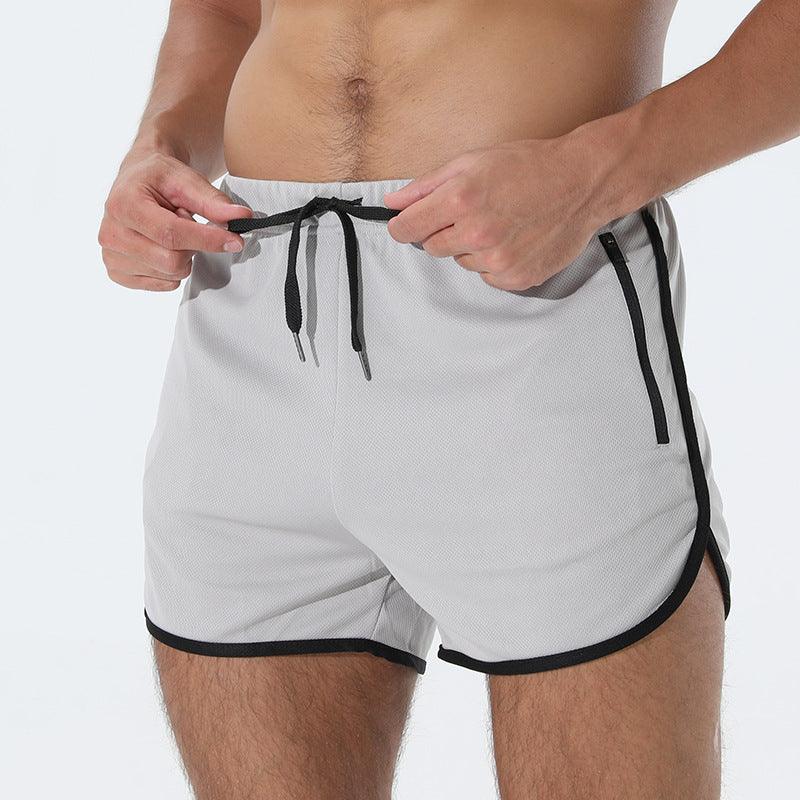 Men's Fashion Quick-drying Workout Zipper Pocket Shorts - Cruish Home