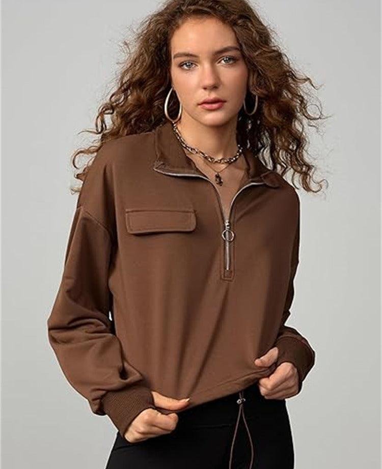 Women's Long Sleeve Casual Sweatshirt - Cruish Home