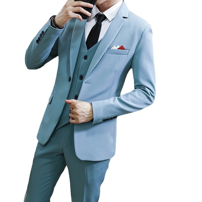 Professional Solid Color Handsome Best Man Suit