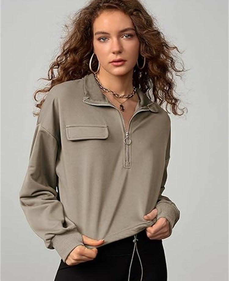 Women's Long Sleeve Casual Sweatshirt - Cruish Home