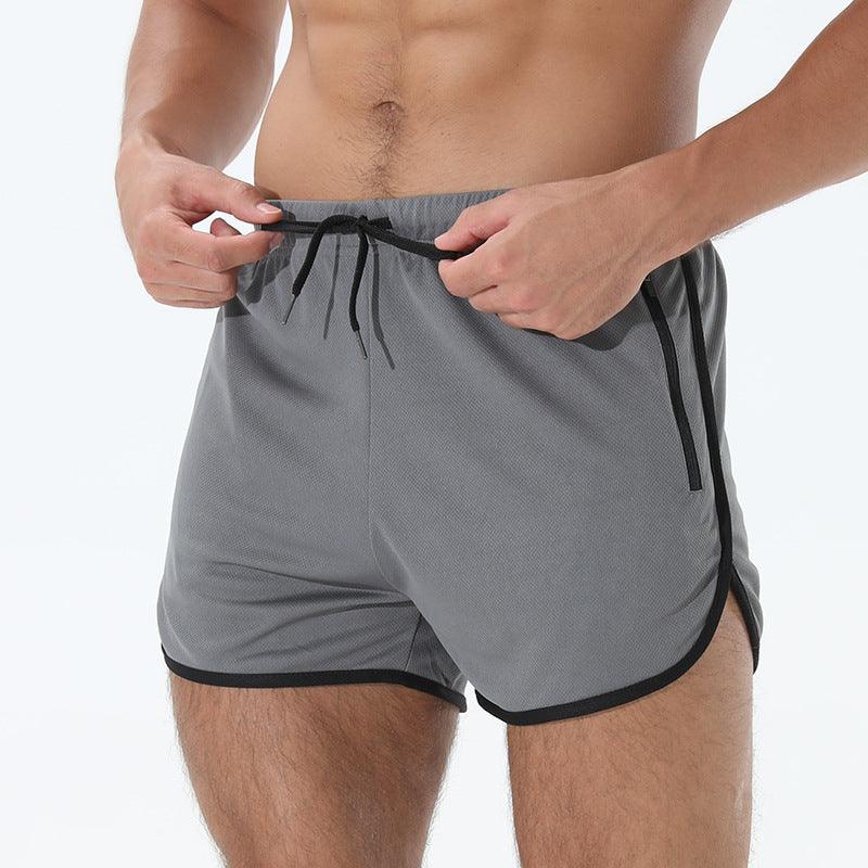 Men's Fashion Quick-drying Workout Zipper Pocket Shorts - Cruish Home