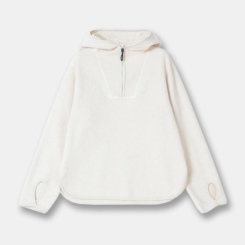 Thin Hoodie Loose Long Sleeve Sports Fleece - Cruish Home