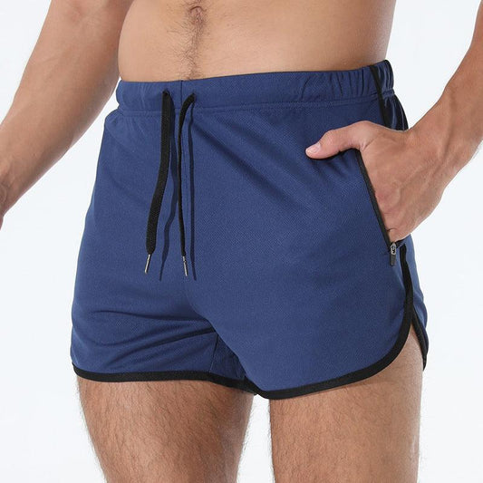 Men's Fashion Quick-drying Workout Zipper Pocket Shorts - Cruish Home