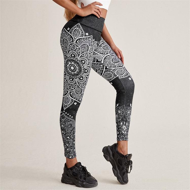 Running Workout Elastic Plus Size Yoga Leggings - Cruish Home