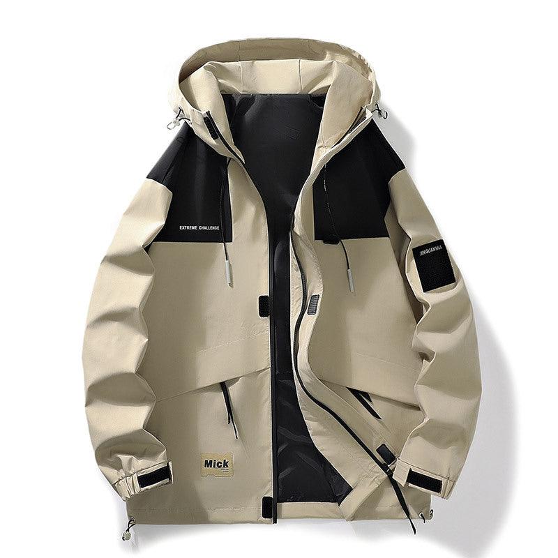 Men's Waterproof Windproof Hood Shell Jacket - Cruish Home