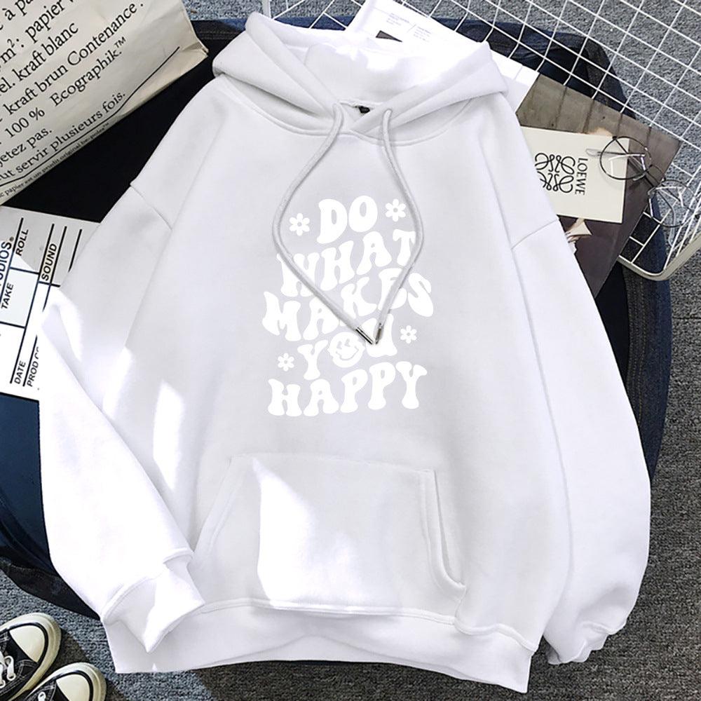 Casual Printed Women's Hoodie - Cruish Home