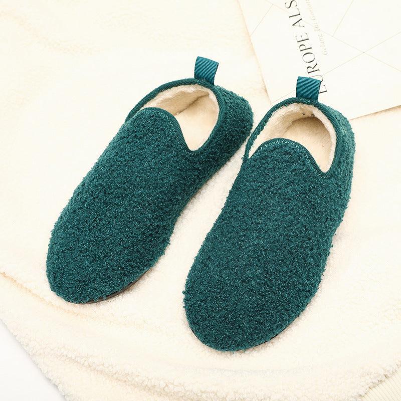 Winter Plain Home Indoor Cotton Slippers Confinement Soft Bottom - Cruish Home