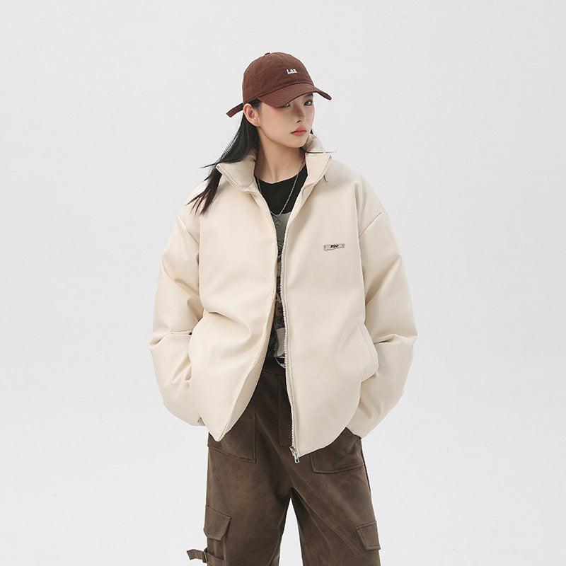 Cotton Coat Autumn And Winter Solid Color Men And Women - Cruish Home