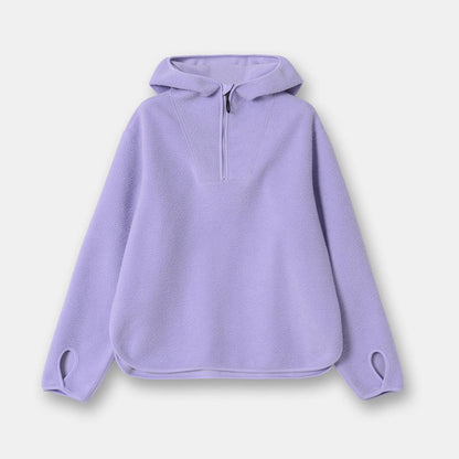 Thin Hoodie Loose Long Sleeve Sports Fleece - Cruish Home