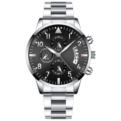 Men's Fashion Stainless Steel With Luminous Pointer - Cruish Home