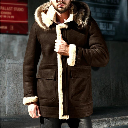 European And American Winter New Leather And Fur Men's Coat - Cruish Home