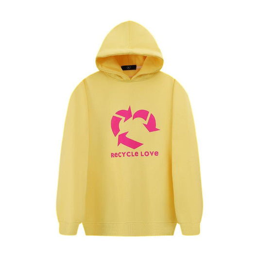 Letter Print Hip Hop Men's And Women's Hoodie - Cruish Home