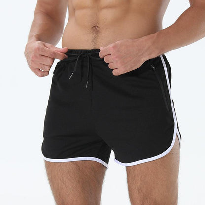 Men's Fashion Quick-drying Workout Zipper Pocket Shorts - Cruish Home