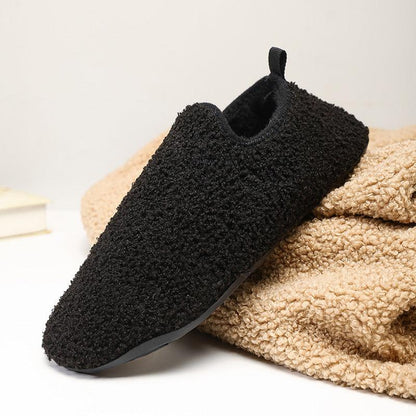 Winter Plain Home Indoor Cotton Slippers Confinement Soft Bottom - Cruish Home