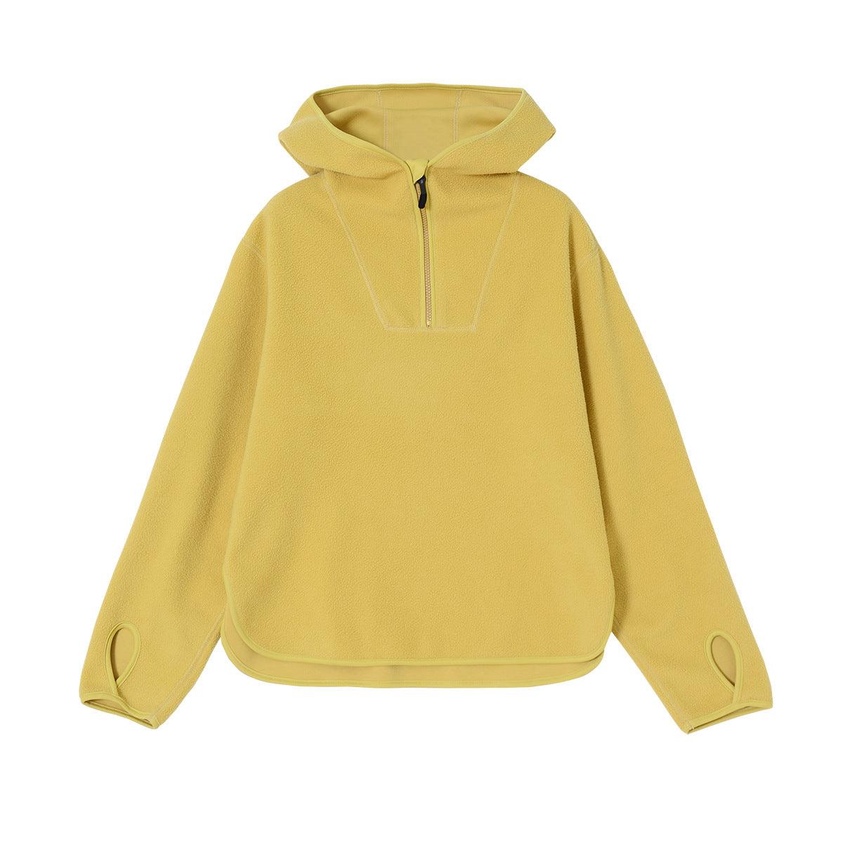 Thin Hoodie Loose Long Sleeve Sports Fleece - Cruish Home