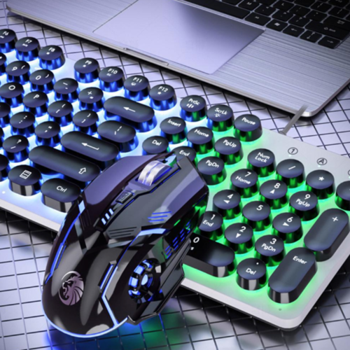 Dragon LED Backlight Gaming USB Wired Keyboard Mouse Set