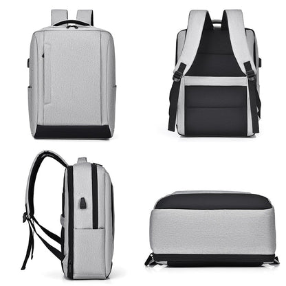 Men's Fashion Business Backpack Rucksack Usb Charging Bags