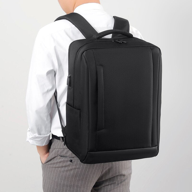 Men's Fashion Business Backpack Rucksack Usb Charging Bags