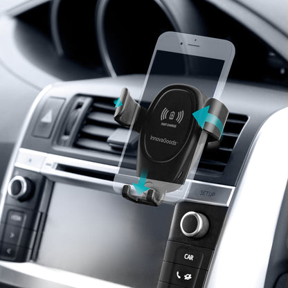 Mobile Phone Holder with Wireless Charger for Cars Wolder InnovaGoods