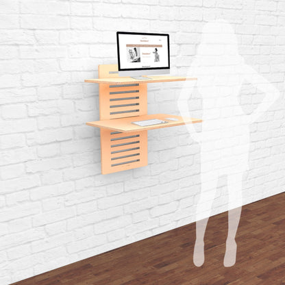 WallStand - Adjustable Wall-mounted Standing Desk