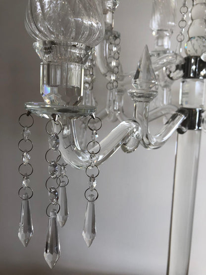 Crystal Candelabra 9 Heads 86cm Height Candle