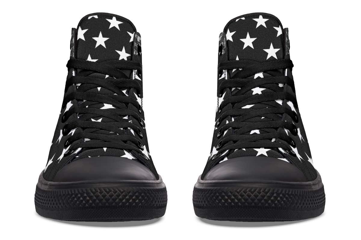 Printed Couple High-top Canvas Shoes - Cruish Home