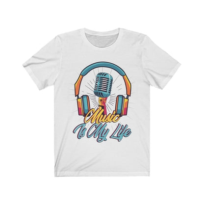 Headphone and Mic Music is my Life T-Shirt