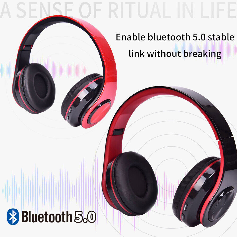 Wireless Bluetooth Headphones Over-Ear Noise Canceling All Devices