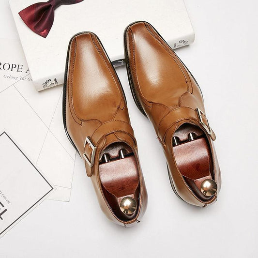 Men's Shoes, Japanese Business Leather Shoes, Formal Leather Shoes - Cruish Home