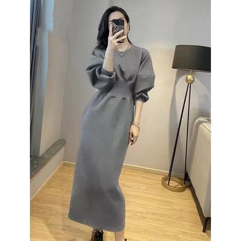 Women's French Style Young Split Elegant Long Dress - Cruish Home