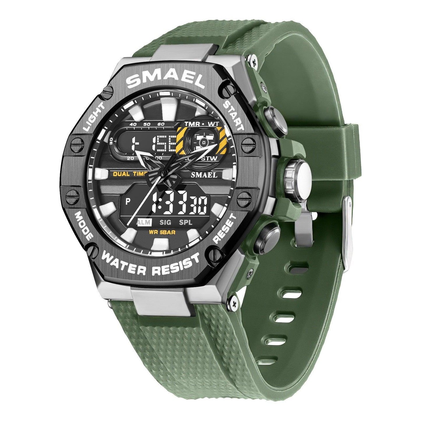 Digital Alloy Electronic Watch Men - Cruish Home