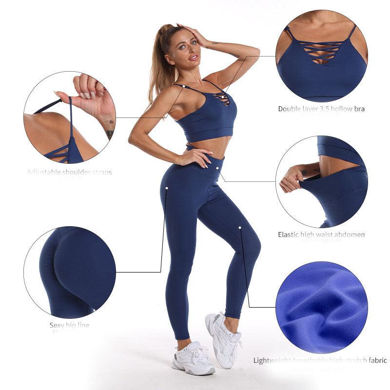 Running Buttocks And Waist Yoga Clothes Suit - Cruish Home