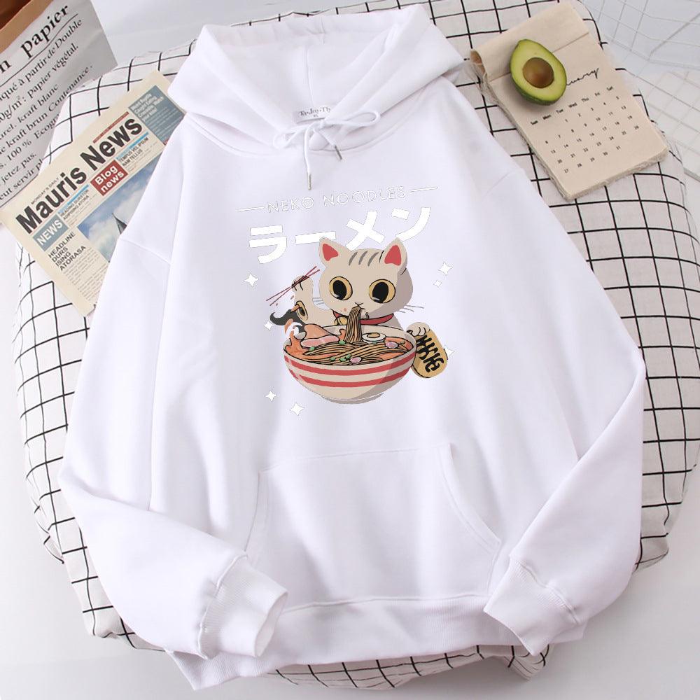 Fashion Cat Print Women's Pullover - Cruish Home