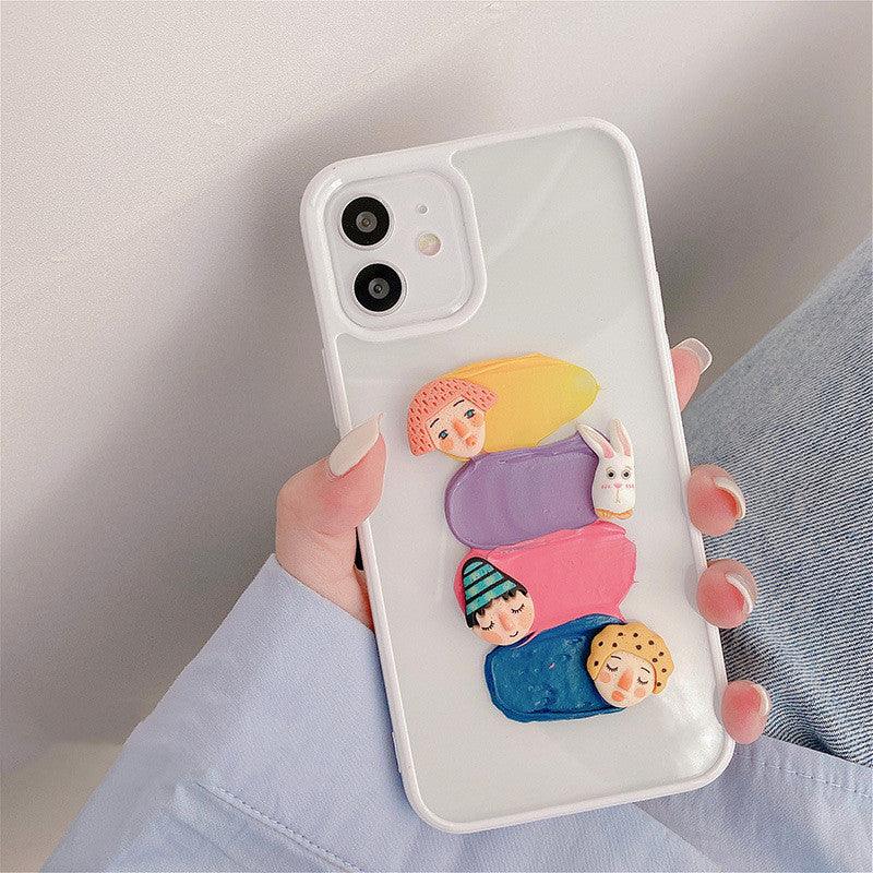 Three Dimensional Color Mobile Phone Case New Silicone Case - Cruish Home