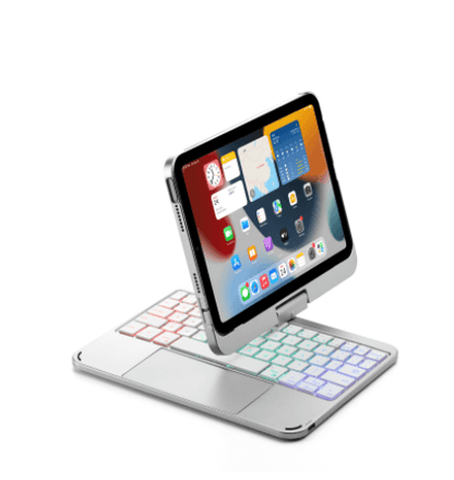 Compatible with Apple, Rotatable Bluetooth Ipad Touch Keyboard With Backlight - Cruish Home