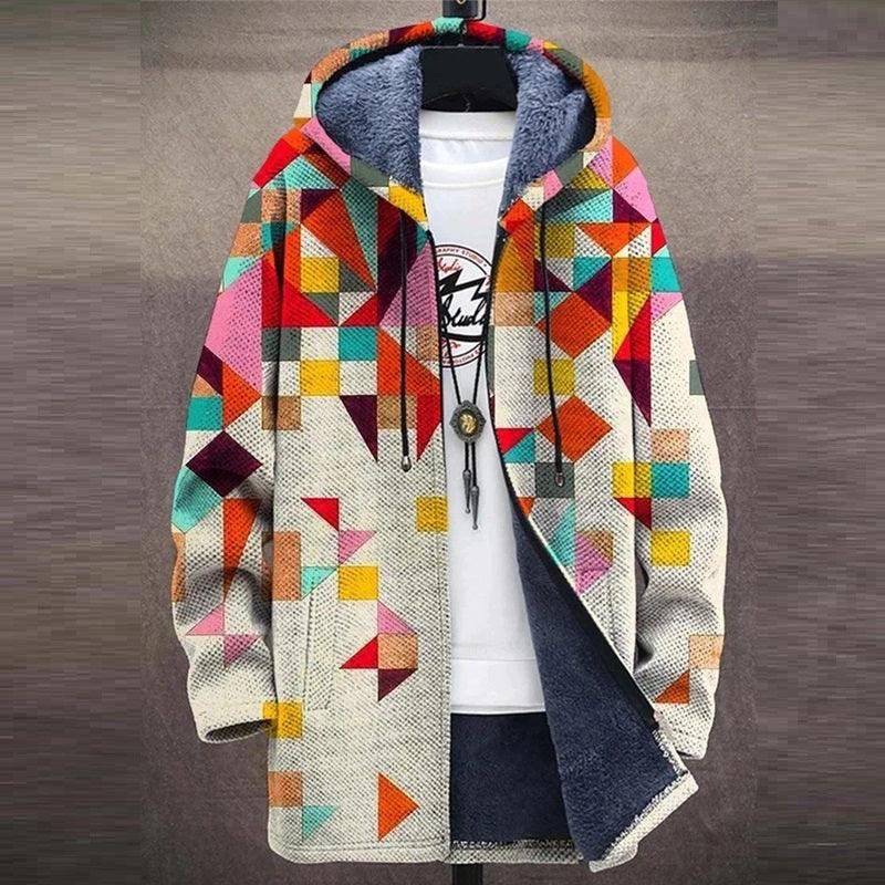 Men's 3d Digital Printed Hat Cardigan Jacket - Cruish Home