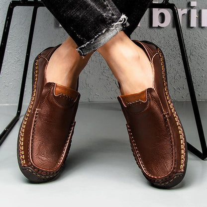 Leather Soft Sole Leather Shoes Business Men's Shoes Peas Shoes - Cruish Home