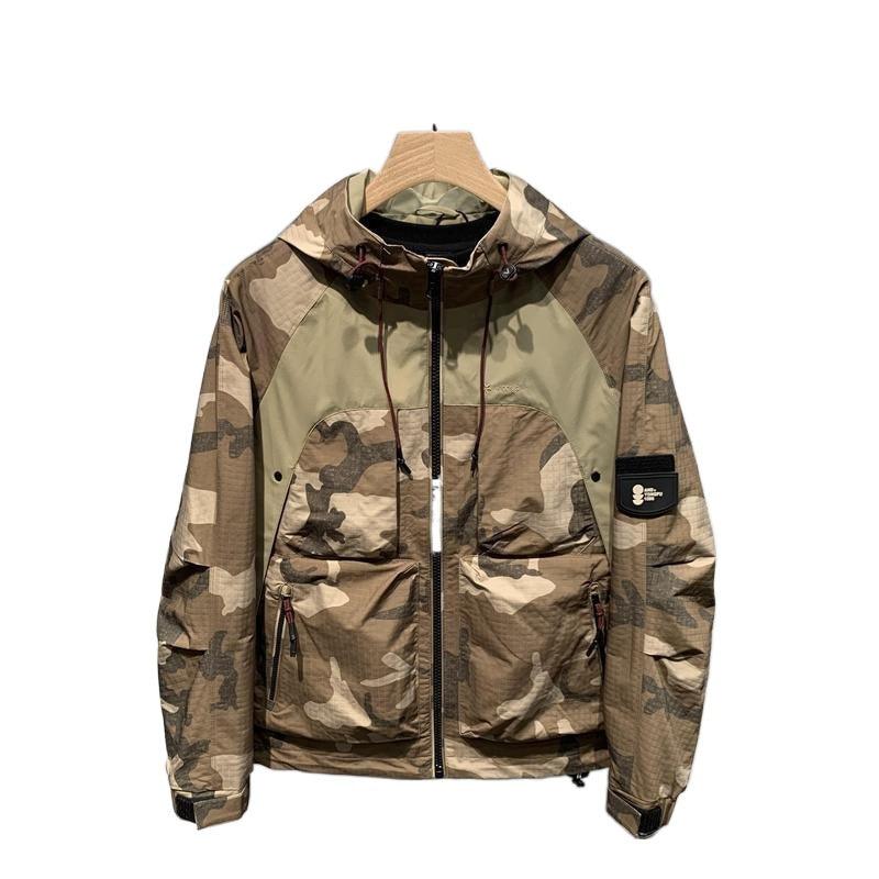 Men's Hooded Camouflage Coat Youth All-matching Workwear Jacket - Cruish Home