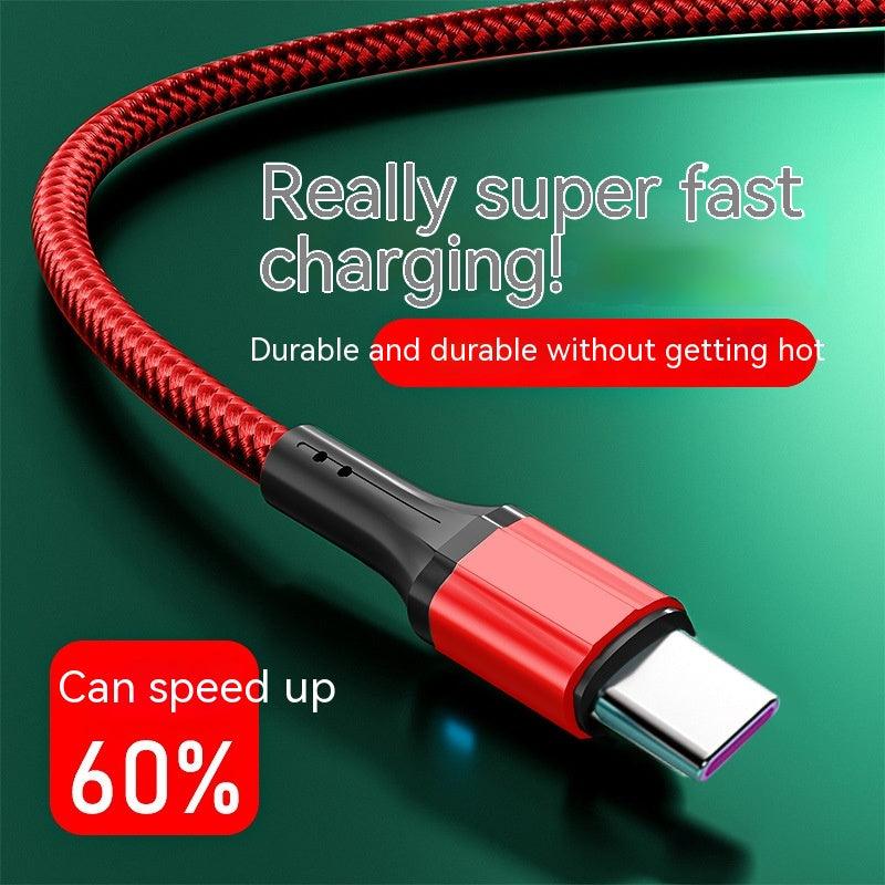 Weaving Type-C Data Cable For Fast Charging Of Mobile Phones - Cruish Home