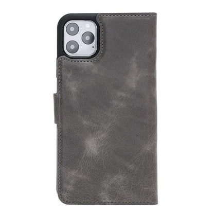 Apple iPhone 11 Series Detachable Leather Wallet Case - MW