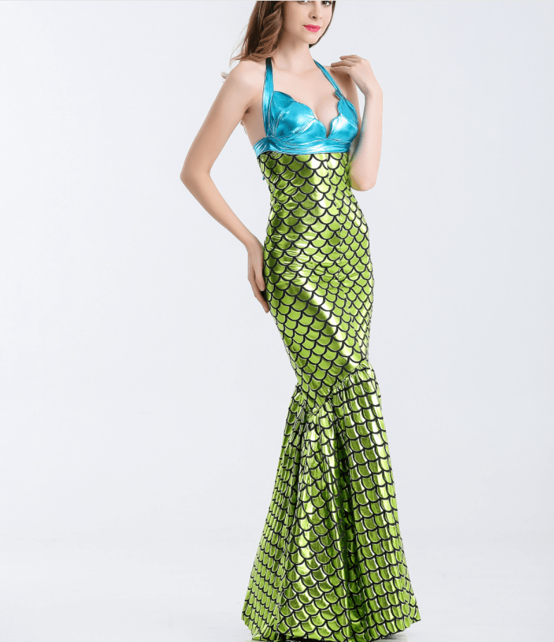 Mermaid Dress Bra Long Skirt Suit - Cruish Home