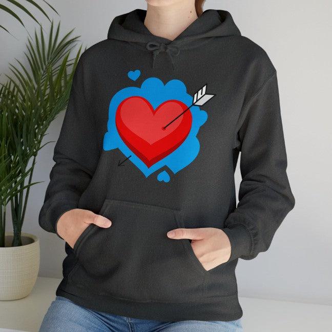 Autumn And Winter Fleece Printed Cartoon Hooded Sweatshirt - Cruish Home