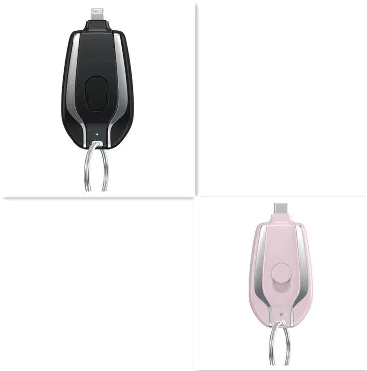 Keyring Charging Bank Wireless Portable 1500 Mah Emergency Power Supply Telescopic Small Mobile Power Supply - Cruish Home