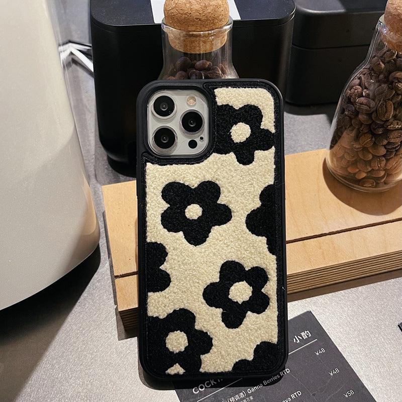 Plush Flowers Are Suitable For Ladies Autumn And Winter Mobile Phone Cases - Cruish Home